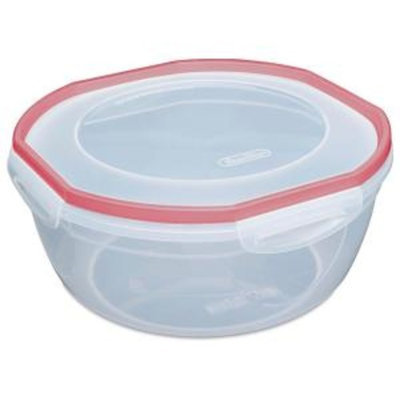Sterilite Ultra-Seal 4.7 Qt. Bowl Food Storage Container (4-Pack)