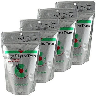 VETOQUINOL Enisyl-F Lysine Treats 6.35 oz Re-Closable Pouch (180gm)