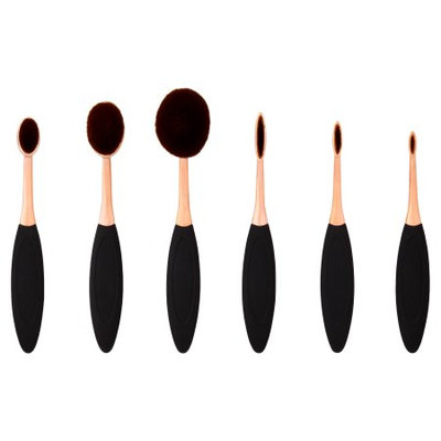 Longtian Intl Co Premium Professional Cosmetic Brush Set, 6 pc