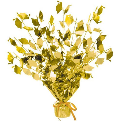 DDI 511963 Graduate Cap Gleam 'N Burst Centerpiece - Gold Case of 12