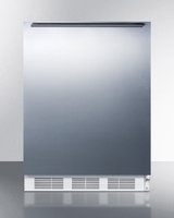 Summit ALF620SSHH 3.2 cu. ft. Freestanding All Freezer with Stainless Steel Door and Horizontal Handle