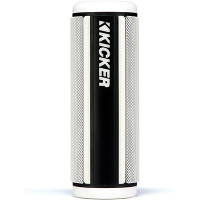 Kicker 41KPWW Portable Wireless Bluetooth Speaker - White