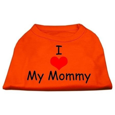 Ahi I Love My Mommy Screen Print Shirts Orange XS (8)