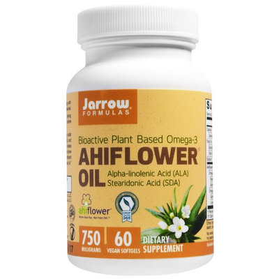 Jarrow Formulas, Ahiflower Oil, 60 Veggie Softgels