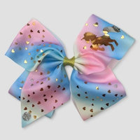 Girls' Nickelodeon JoJo Siwa Pastel Unicorn Bow Hair Clip - Pink/Blue