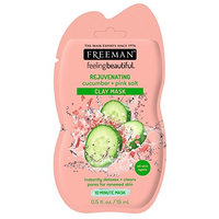 Freeman Facial Cucumber + Pink Salt Clay Mask Pack (6 Pieces)