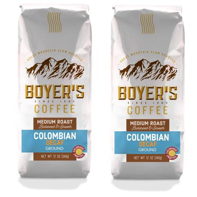 Luna Gourmet Coffee & Tea Co, Llc Colombian Decaf Coffee, Ground, Medium Roast, 2-Pack (1.5lb)