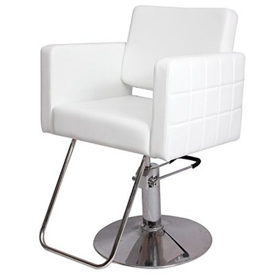 Bosalaya New Barber Chair White Styling Hair Beauty Salon Spa Equipment