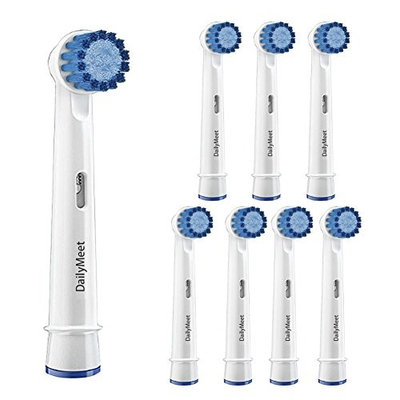 8 Count Compatible Oral b replacement brush heads Sensitive Clean Professional Sensitive Gum Care,Extra Soft Bristle,especially good for Sensitive Gums and Teeth.Premium Quality with affordable price.