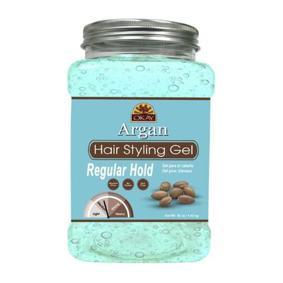 Okay OKAY-ARGANG50 50 oz Argan Hair Styling Gel Regular Hold