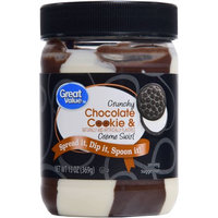 Great Value Crunchy Chocolate Cookie & Creme Swirl