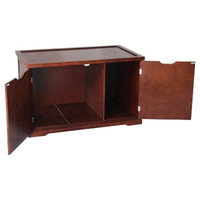 Cat Washroom Bench - Walnut
