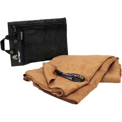 Outgo Microfiber Towel, 35 x 62 in, Mocha