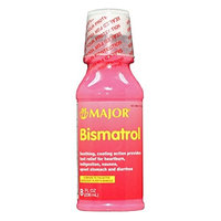 3 Pack Major Bismatrol Digestive Relief Compare to Pepto-Bismol 8 Oz Each
