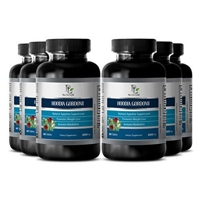 Belly fat burner weight loss - PURE HOODIA GORDONII EXTRACT 2000mg - Burn fat belly - 6 Bottles 360 Tablets