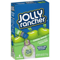 Jolly Rancher Drink Mix, Green Apple, .62 Oz, 6 Packets, 1 Count