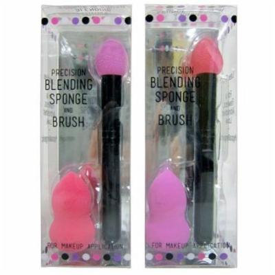 Swissco Precision Blending Sponge Combo Pack, Neon Pink/Purple