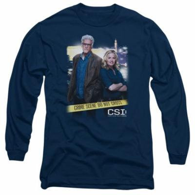 CSI/DO NOT CROSS-L/S ADULT 18/1-NAVY-MD