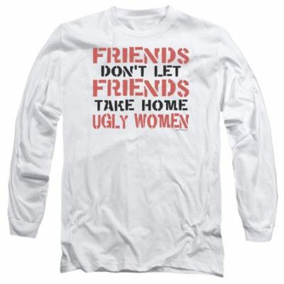 FRIENDS...UGLY WOMEN-L/S ADULT 18/1-ATHLETIC HEATHER-XL