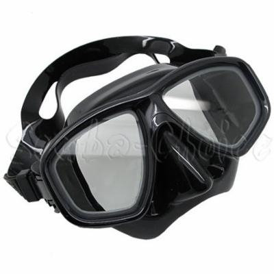 Black Dive Mask NEARSIGHTED Prescription RX Optical Lenses (Different each eye)