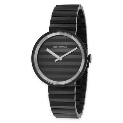 Men's Issey Miyake 'Please' Bracelet Watch, 40mm - Black
