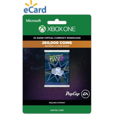 Incomm Plants vs. Zombies 2 280K Coins (Xbox One) (Email Delivery)