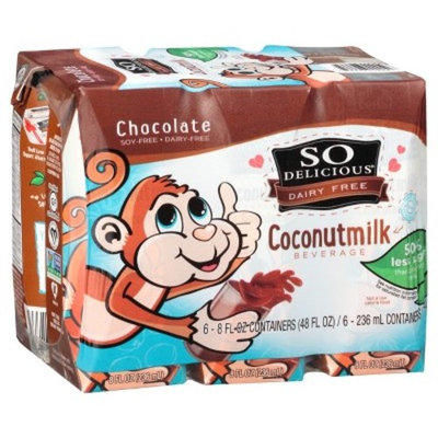 So Delicious Chocolate Coconut Milk Dairy Free 8oz - 6 Pack