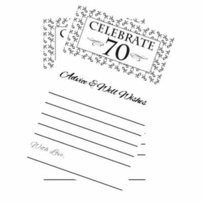 Celebrate 70! Advice Cards -40pk