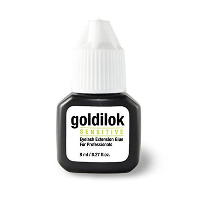 Eyelash Extension Glue Sensitive 8ml | Goldilok | Premium Medical Grade | Low Fume | Safe & Super Bonding Power | Long Lasting | From Korea