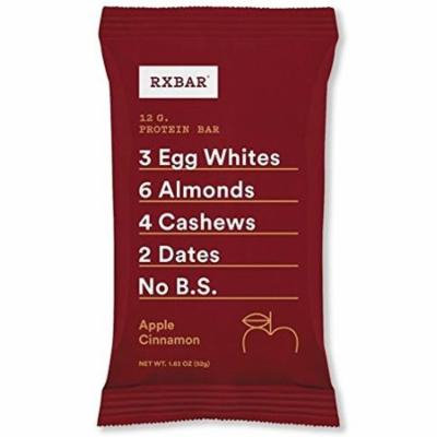 RXBAR Whole Food Protein Bar, Apple Cinnamon, 1.83oz Bars, 12 Count