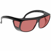 Noir Spectra Shields Medium Adjustable-Fitover 40 Percent Light Red