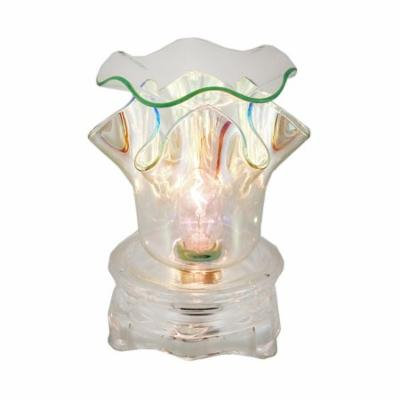 Colorful Iridescent Glass Electric Oil/Tart Warmer