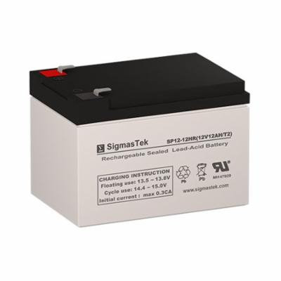 Drive Medical Stingray Replacement Lawn Mower Battery (Set of 2 - 12V 12AH SLA Batteries)