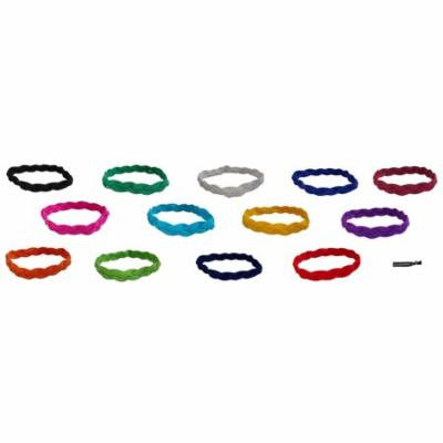 Kenz Laurenz Non Slip Sports Headbands 12 Braided Athletic Head Bands You Pick Colors