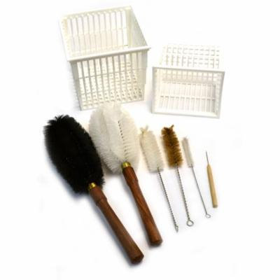 Eisco Labs 8 Piece Parts washer Cleaning Kit - Baskets and Brushes