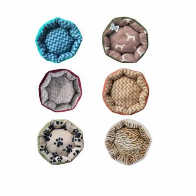 Four Seasons 17181114 Small Pet Bed 20x20 Inch Round Plush Puppy Floor Pillow