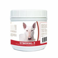 Healthy Breeds Synovial-3 Dog Hip and Joint Supplement for Bull Terrier, Glucosamine Omega 3 Vitamin C & E Support, 120 Soft Chew Treats
