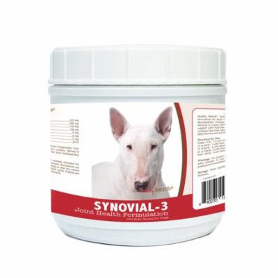 Healthy Breeds Synovial-3 Dog Hip and Joint Supplement for Bull Terrier, Glucosamine Omega 3 Vitamin C & E Support, 120 Soft Chew Treats