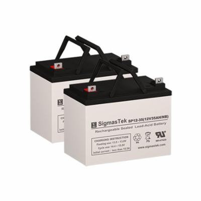 Topaz 850 Batteries (Set of 2 - 12V 35AH SLA Batteries)