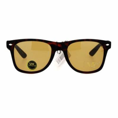 SA106 Tempered Glass Lens Rubberized Matte Horned Sunglasses Tortoise