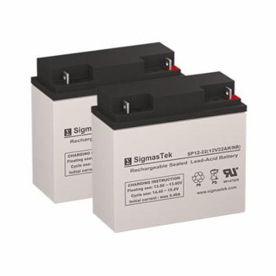 Black&Decker 242738-01 Replacement Lawn Mower Battery (Set of 2 - 12V 22AH SLA Batteries)