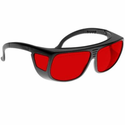 Noir Spectra Shields Large Adjustable -Fitover 45 Percent Red