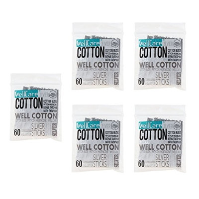 Baoblaze 300pcs Single Tiped Wooden Cotton Swab Tattoo Permanent Microblading Makeup Applicators Stick 7.5cm Long