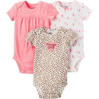 born Baby Girl 3 Pack Bodysuit