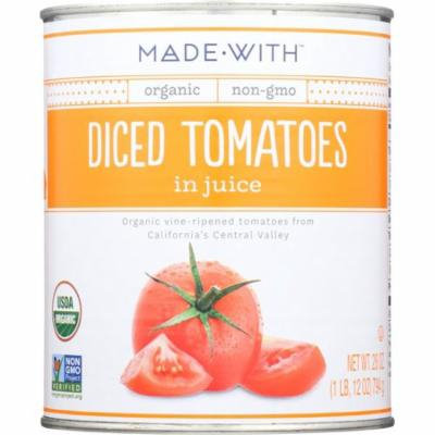 Made With Diced Tomatoes In Juice, 28 Oz (Pack Of 12)