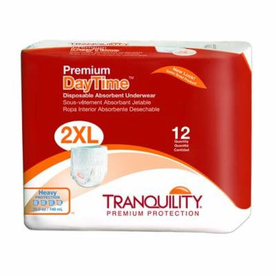 Tranquility Premium DayTime Adult Absorbent Underwear Pull On 2X-Large Disposable Heavy Absorbency Pack of 12