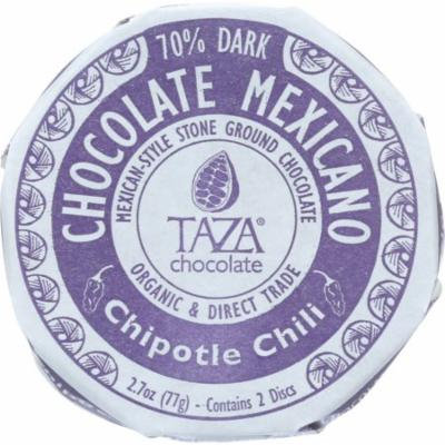Taza Chocolate Chipotle Chili Chocolate Mexicano, 2.7 Oz (Pack Of 12)