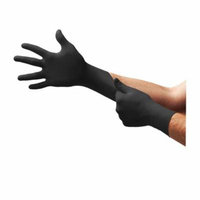 Micro Flex MFX-BD1005NPF Black Dragon Zero Powder-free Nitrile Examination Gloves, Black, 2xl
