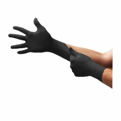 Micro Flex MFX-BD1005NPF Black Dragon Zero Powder-free Nitrile Examination Gloves, Black, 2xl