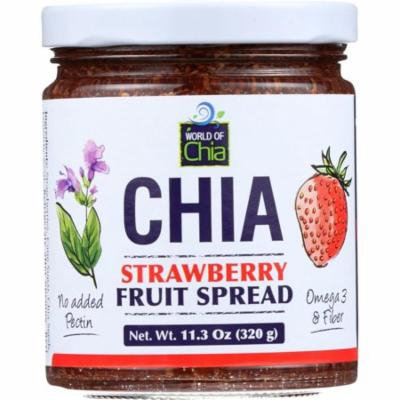 World Of Chia Spread Chia Strawberry, 11.3 Oz (Pack Of 6)